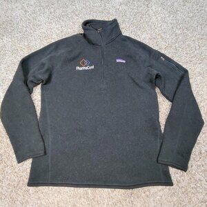 Patagonia 1/4 Zip Better Sweater Fleece Womens Large Dark Gray Outdoor Comfy